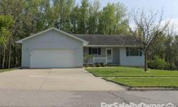 Located on a quiet cul-de-sac, this 3 bedroom, 2 bath ranch has an open floor plan, vaulted ceiling in kitchen and living room, hardwood floors, new appliances and main floor laundry. Large fenced rear yard with deck. Spacious master suite with bath. The