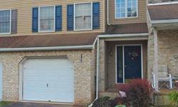 Unique design of this townhome in terrific neighborhood close to PA Turnpike and Route 222. Cut down on your commute by living here! Spacious & bright kitchen w/dining area. Flex space for den/family room or formal dining room. Nice back yard with shade