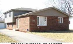 NEWER CONSTRUCTION BRICK SPLIT LEVEL HOME BUILT IN 2006. VOLT CEILINGS IN LIVINGROOM AND KITCHEN AREA. OPEN LARGE EAT-IN KIT/DIN WITH CERAMIC FLOORING & SLIDING EXTERIOR GLASS DOORS. THREE BEDROOMS 2ND LEVEL, TWO FULL BATHS, UNFINISHED LOWER LEVEL WITH