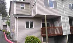 Great S Salem Condo has it all! Quiet end of unit offers privacy. Entrance is on ground level. Great room living area with gas fireplace that provides heat & ambiance. Nice deck with view off dining. Garage on lower level, 1/2 bath on main, 2 master