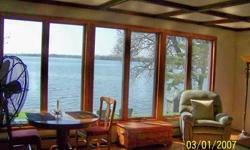 WATERFRONT COTTAGE WITH BEAUTIFUL SUNSETS - Large GREAT ROOM WITH WALL OF WINDOWS, overlooking LAKE, nice lawn down to water, 2 bedrooms, newer well appointed kitchen, new bath, 2 lots, WELL,and much more....MUST SEE-FOR SALE Call 201 321-6820 for appt.