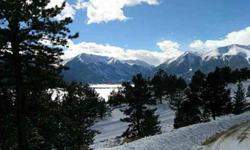 Prime lot in an upscale neighborhood. 1 of the best views on the hill overlooking twin lakes and several 14ers.