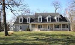 LOVE AT FIRST SIGHT! GORGEOUS 5 BEDROOM HOME ON 6.8 WOODED ACRES. ADD A CREEK AND THE ABILITY TO HUNT ON YOUR OWN PROPERTY AND YOU HAVE A DREAM COME TRUE. FORMAL D/R, LARGE EAT-IN KITCHEN, 1ST FLOOR BEDROOM, DEN, SUN ROOM, 1ST FL. LAUNDRY. LOFT, 3 CAR