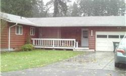 Three bedroom two bath rambler on .31 partially fenced acres just outside the town of Morton. Home features a wood insert in family room and a propane insert in the living room. Newer laminate floors and countertops in kitchen. Large patio in fenced back