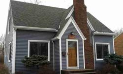 Charming Cape Cod with inviting fireplace and hardwood floors. New siding, newer roof, new front entry door, updated mechanicals including brand new Lennox high-efficiency furnace, and all new custom windows and front door. Fresh paint throughout. Rear