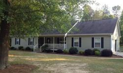 Oconee County Schools. Beautiful 3 bedroom, 2 bath on a 1.07 acre private lot. The great room has a fireplace with gas logs, vaulted ceiling, and a door that leads to the deck. The laundry room is right off the kitchen, which has a pantry, plenty of