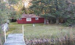 If you're looking for the feel of the classic Northwoods Getaway, this property is for you! 3 bedroom cabin with 100 feet of level sand frontage and western exposure on Boot Lake is just steps from your door. Includes Charger Bass boat, motor and trailer.