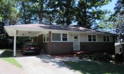 This mid-century all Brick Ranch has been lovingly maintained and features many recent updates. It has been freshly painted inside and out.The gleaming hardwood floors have just been refinished. The central heating and air conditioning have been updated.