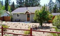 Remodeled cabin featuring new roof, dual pane windows, new doors, central heat, new carpet, SS appliances, granite counter tops, remodeled bathrooms, new fixtures and landscaped. The back building is unpermitted but is a part of the total sqft.(225) and