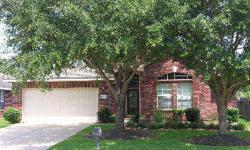 Clean and Well Maintained Home easy to move right in! Lennar San Benito Plan * All Sides Brick * Covered Back Patio w/2 Ceiling Fans * Formal Dining * Lighted Art Niche * Popular Open Design Interior * Corner Gas Log Fireplace * Wood Laminate Flooring *