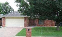 Charming home with great curb appeal located in Santa Fe Trails ? Edmond Schools! Versatile and open floor plan with abundance of storage throughout and fenced back yard with mature trees, covered patio, outbuilding, and sitting area. Mint condition with