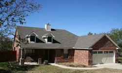 This is a christopher grace custom brick home. It has a large, inviting front porch, and a sheltered patio in the fenced / enclosed yard. Karen Richards has this 3 bedrooms / 2 bathroom property available at 330 Cumberland Trail in Jacksboro, TX for