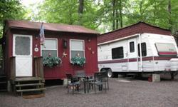 POCONOS Year-Round Turn-Key Vacation Getaway FOR SALE $15k Negotiable. Check out our website www.rusticbreeze.weebly.com for additional photos and information. Cabin, Trailer, Golf Cart, & All Furnishings included. Serious Inquiries only Please. Come have