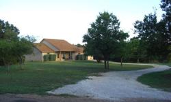 Country home on quiet treed 1.2 acres just minutes from Lake Whitney. This 3 Bdr, 2 Bath, 2 Stall Gar home offers an open floor plan, large kitchen, custom cabinets and bonus room in garage. Fenced back yard, paved road frontage and easy commute to Waco