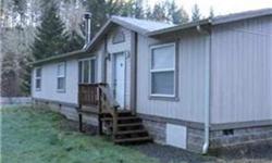 Beautiful setting with some time and energy this rural setting would give you the privacy you have been dreaming of. This 2 bedroom, 2 bath manufactured home sits on 5 acre and 7.24 acre for total of 12.24 and will be waiting for you from your drive back