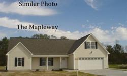 Beautiful new home offers a wonderful open, split floor plan with vaulted ceilings, gas log fireplace & so much more! Another quality home built by Wellman's Construction at an amazing value! Popular Floor Plan - The MAPLEWAY! Includes a great bonus, as