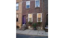 Fabulous artists home on a tree-lined street in the heart of Passyunk Sq. Enter a large welcoming L/R with lots of light, beautiful inlaid oak flooring, ceiling fan and fabulous paint colors. Original wood, ceiling room divider at entrance to D/R which