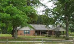 Must see this spacious 3 bedroom, 2 bath brick home on 2 country acres with pecan trees and fruit trees. Cozy corner fireplace for cold winter nights, large livingroom, carport w/breezeway, barn for storage. Horses allowed too! Better hurry!Listing