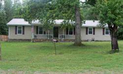 $165,000. Lots for the money, 3 BR, 2 BA, over 2000 sq ft, on 4.9 acres. 5" hardwood, FP, rocking chair front porch, sunroom, metal roof, great room, private, level and partially cleared property. Call today. Presented by Marcia Botts, Broker, REALTOR(R),