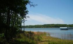 Level waterfront lot in quiet, restricted subdivision with dock site. View on main channel near buoy T92. Owner financing available with 5% down, 5% APR