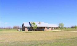 Beautiful country home built in 2007 on 3 acres! Complete with water well, plowed garden plot, and workshop with electricity, this 3 bedroom brick ranch style home offers stained concrete flooring, a wonderful open-floor-plan with vaulted ceilings, split
