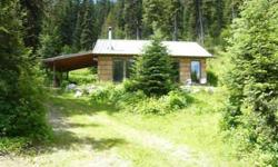 WONDERFUL GETAWAY, LOTS OF HORSE RIDING OR OFF ROAD VEHICLE TERRAIN TO ENJOY! COZY CABIN WITH FULL KITCHEN, OFF THE GRID SET UP WITH PROPANE AND BATTERY OUTHOUSE, FENCED/CROSSFENCED FOR HORSES; FANTASTIC END OF THE ROAD GETAWAY ACCESS TO FORESTSERVICE AND
