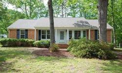 Charming Brick Rancher Convenient to Robious Road Corridor and Shopping at Chesterfield Town Center, Shoppes at Bellgrade and MUCH MORE! Immaculate interior includes formal living and dining rooms, beautiful hardwoods, spacious kitchen with all white