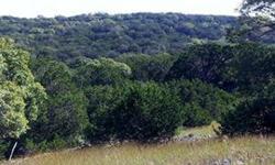 If you are looking for a quiet and secluded piece of property.... this is it. Property offers end of the road privacy with exceptional views of the Texas Hill Country. There is a great building site with electricity in place. Property is partialy fenced.