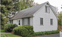 Opportunity knocks! Great potential in this 3 bedroom, 2 bath Cape Cod. Nice yard with deck off the kitchen. Full walk-out finished basement with storage and workshop. Estate sale-sold AS IS. First floor offers a formal dining room, officer or a den.
