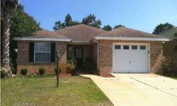 *FORECLOSURE* Quality built, all brick home in Emerald Heights is available directly from the lender! This home boasts ceramic tile, a fireplace, and an open floor plan. Affordable living in Destin is a phone call away! Property is being sold AS IS. All