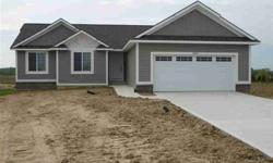 Buffum Builders Award Winning Custom Homes! This 3 bedroom Ranch has quality, character and everything you need. Spacious kitchen with island snack bar, pantry, plenty of counter space, stainless steel appliances and eating area. Nice back entry, laundry