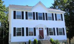 Nearly new 3 Bedroom, 2 1/2 bath Colonial featuring fully applianced kitchen, formal dining room, spacious master bedroom and master bathroom with soaking tub, deck, vinyl siding, all situated in a nice Auburn neighborhood.Listing originally posted at