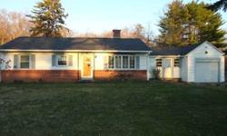 This brick and vinyl sided ranch is priced to sell below assessed value! GREAT location and LARGE yard on a dead end street! Some features include a breezeway, hardwood floors, fireplace, fuel saving wood burning stove, replacement windows, cedar closet!