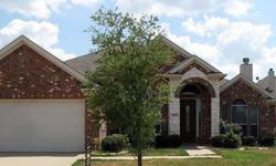 One story beauty in High Hawk! Grand Prairie. Tiled entry. Quick possession. Lovely front doors with leaded glass center. Study with French doors is alternate 4th bedroom with closet. Formal Dining to the right of entry. Crown molding, Berber carpet,