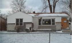 Home for sale located in (Flint, MI 48504 ). Home is a (2 Bed/1 Bath Count) (single family) fixer upper sold in "AS-IS" condition. (1079 SF, Detached Gar, Spacious home, Large Yard-acre +). Owner financing available with a minimum down payment of