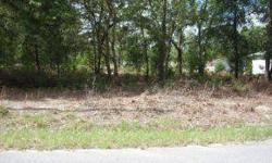 Treed lot in growing area, paved streets, in area of nice homes, Great Family area just north of The Villages ! Shopping, VA clinic, Publix, Wal-greens all within 1mi, Location, Location Location!!Come see this site for custom built home!