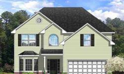 The Sunbury Floor Plan featuring 2223 Sq. Ft., 4 Bed/ 2.5 Bath. Large family room,laminate wood flooring, nice size kitchen with 36 inch upper cabinets & eat-in kitchen, formal dining room, powder room downstairs, huge master bedroom with sitting area,
