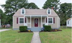 Lots of new! Beautifully remodeled & ready to move in! 2 story, charming, and updated Cape Cod Home w/ quaint front porch, new vinyl siding, new rear deck w/ large yard. New paint & new carpet. Large, eat-in kitchen w/ new cabinets, new granite