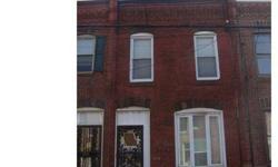 Graduate Hospital Opportunity to buy thousands below market! Must be sold "as is". 4 Bedrooms & 1 Bath row home. Needs TLC but check the comps and make the offer! Very spacious interior, gas utilities, huge basement.
Listing originally posted at http