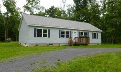 Great place to enjoy the rural country roads of Gardiner. This house was built for handicap accessibility. Owner put in all stainless appliances. No work needed and not a short sale. Private driveway. Owner says that you have access to the Shawangunk Kill
