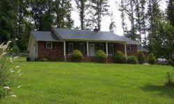 Well maintained one level brick ranch sitting on 1.97 partially wooded acres. Fenced in back yard is perfect for children to play or the families four-legged friends. Come in through the front door you will notice the large fireplace separating the