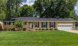 Full brick charmer! This lovely home is accentuated by refinished hardwoods and smooth ceilings. Meal preparation is a breeze in the fully functional kitchen with Jenn-Air cook-top and new GE oven. Entertain family and friends in the comfortable family