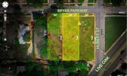 Vacant lot zoned Multifamily 2 is adjacent to 2 other lots zoned MF2. Adjacent lots available for sale to do a project which would result in approximately 150' x 144' in total - conduct survey for exact measurements. Ideal location just off of Live Oak