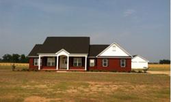 2008 newly built brick home for sale in Excel School District, 2.72 acres, tile and hardwood floors, upstairs game room, shop, 4 bdr 2 bath, all appliances stay, double garage, and granite countertops.