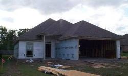 Under construction so come pick colors. Perfect location close to the new casino, LSU and Bluebonnet.Tile in the living area and on the kitchen counters. Carpet in the bedrooms and closets.Open plan but clear seperation.Large kitchen island plus a