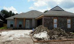 New construction to be completed soon. Nice open floor plan, master bath has whirlpool tub and separate shower and large walk in closet, island in kitchen, landscaping and sod in front yard, pre wired for security system, underground utilities and