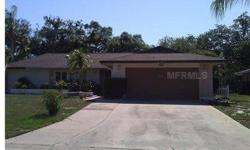 Forest Lakes. Pool Home. New roof, new carpet, new interior and exterior paint. Enjoy the open feel of this 3BR/2BA split floor plan. Sliding glass doors open to the screened in lanai. Tall trees and a fenced in yard provide privacy for the 16x34 pool, ce