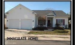 Immaculate home located in 55+ gated community!! Great Location!! Home feature gas heat & fireplace, 9ft ceilings, luxury master bathroom w/ jet tub, open kitchen with hardwood floors, oversized 2 car garage. This home is a must see for the price!! This