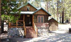 Classic 1932 log style home with real stone fireplace and classic furnishings. Lots of charm on this one-of-a kind cabin. Located in a quiet area of Fawnskin, close to town, lake and National Forest. Upstairs loft is the second bedroom.
Listing originally