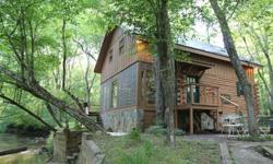 Â Mountain Creekfront Cabin^^909 Old Mill Pond $189,900.00Â  909 Old Mill Pond, Mineral Bluff, GA 30559 35 Photos 2 Bed, 1.5 Bath Tour # 2772993 Â  This cedar log cabin is located right on noisy Hot House Creek. Sit on the deck and enjoy the music of the